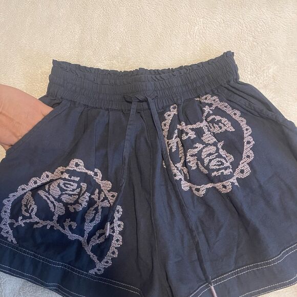 Free People Set Summer Love  Purple Blue Embroidered Cotton Size XS NWOT - Picture 8 of 14